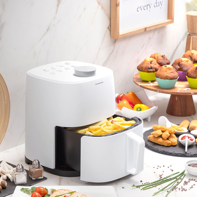 Product Airfryer InnovaGoods Fryinn Lite 2000 Λευκό 1200 W 2 L base image