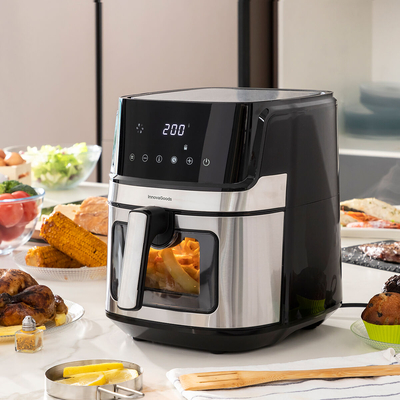 Product Φριτέζα Αέρος InnovaGoods Fryinn View 6500 Μαύρο 1700W 6,5 L base image