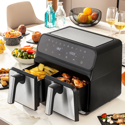 Product Φριτέζα Αέρος InnovaGoods Fryinn Double 8000 Μαύρο 3400W 8 L base image