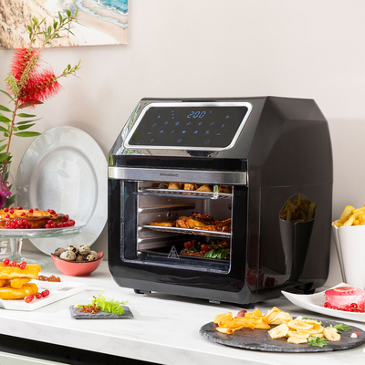 Product Φριτέζα Αέρος InnovaGoods Fryinn Pro Max 12000 Μαύρο 1800W 12 L base image