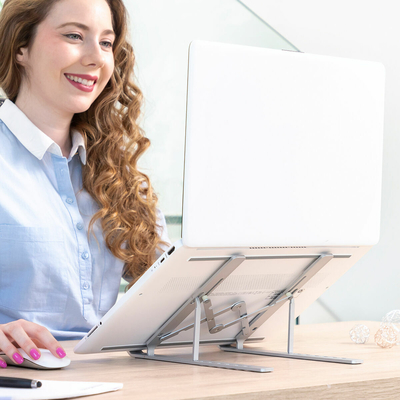Product Αναδιπλούμενη και Ρυθμιζόμενη Βάση Laptop Flastan InnovaGoods base image