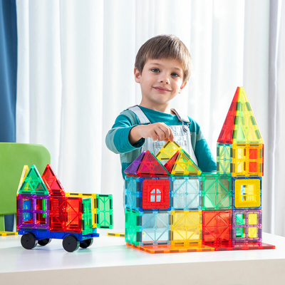 Product Μαγνητικά Τουβλάκια 3D για Κατασκευές Magoks InnovaGoods 57 Τεμάχια base image