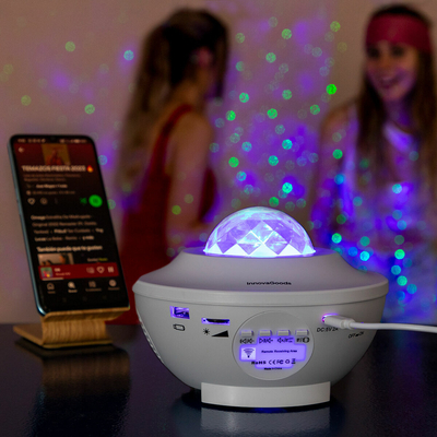 Product Προβολέας Αστεριών LED και Laser με Ηχείο Sedlay InnovaGoods base image
