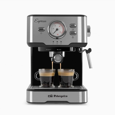 Product Αυτόματη Μηχανή Espresso Orbegozo 17762 ORB Ασημί 1,5 L base image