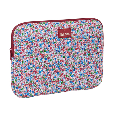 Product Κάλυμμα για Laptop Nait Nait Flores coimbra burdeos Βουργουνδίας 34 x 25 x 2 cm base image