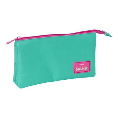 Product Τριπλή Κασετίνα Nait Nait Verde mint 22 x 12 x 3 cm base image
