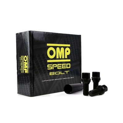 Product Set Παξιμάδια OMP 33 mm Μαύρο M12 x 1,50 base image