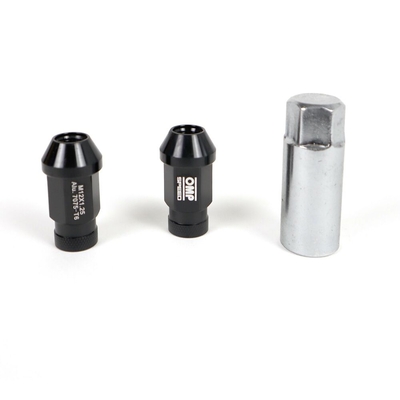 Product Set Παξιμάδια OMP 7075 Μαύρο 20 uds M14 x 1,25 base image