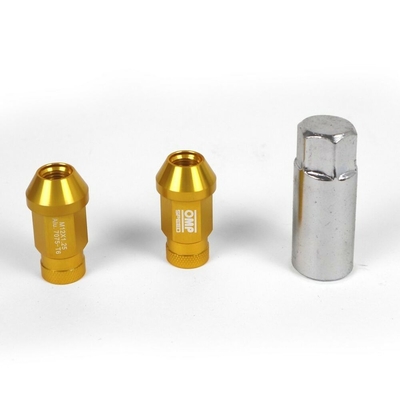 Product Set Παξιμάδια OMP 7075 Κίτρινο 20 uds M14 x 1,25 base image