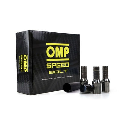 Product Set Παξιμάδια OMP 27 mm Ανθρακί 20 uds M12 x 1,25 base image