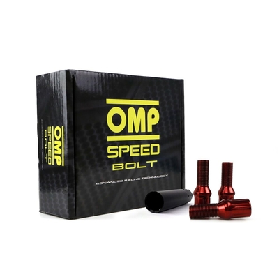 Product Set Παξιμάδια OMP 27 mm Κόκκινο 20 uds M14 x 1,25 base image