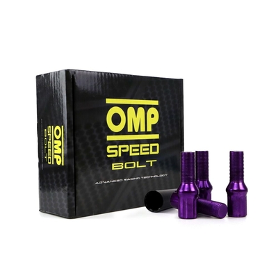 Product Set Παξιμάδια OMP 27 mm Βιολετί 20 uds M14 x 1,25 base image