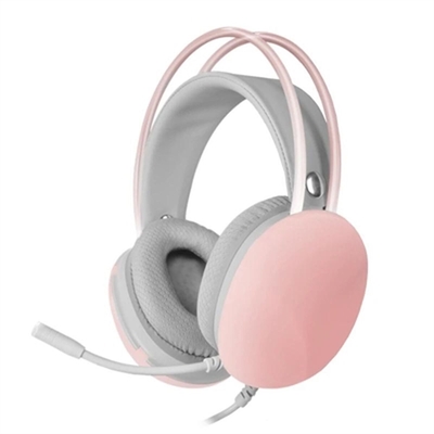 Product Ακουστικά με Μικρόφωνο Mars Gaming MH-GLOW RGB Ροζ base image