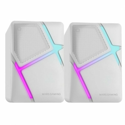 Product Ηχεία Η/Υ Mars Gaming MSHW Λευκό  base image