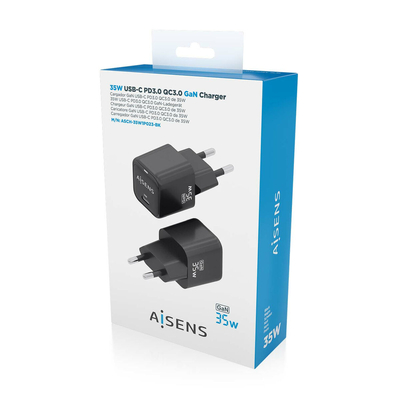Product Φορτιστής Τοίχου Aisens ASCH-35W1P023-BK Μαύρο 35 W base image