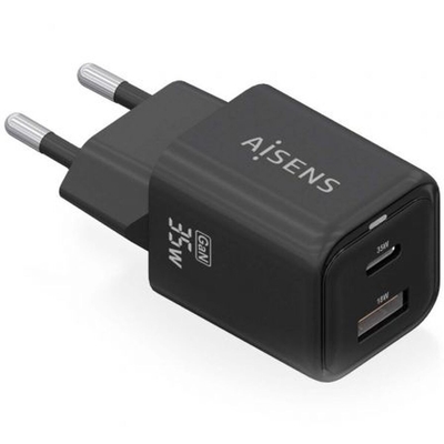 Product Φορτιστής Τοίχου Aisens ASCH-35W2P025-BK Μαύρο 35W base image