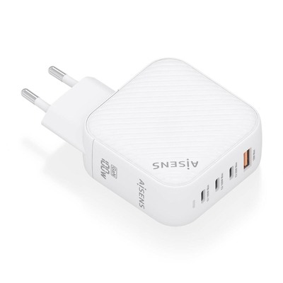 Product Φορτιστής Τοίχου Aisens ASCH-100W4P028-W Λευκό 100 W base image
