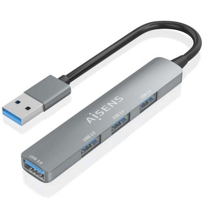 Product USB Hub Aisens A106-0859 Γκρι (1 μονάδα)  base image