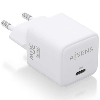 Product Φορτιστής Τοίχου Aisens ASCH-30W1P035-W Λευκό 30W base image