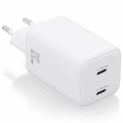 Product Φορτιστής Τοίχου Aisens ASCH-65W2P039-W Λευκό 65W base image