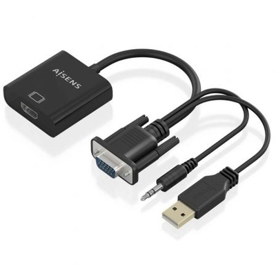 Product Καλώδιο HDMI Aisens A115-0872 20 cm Μαύρο base image