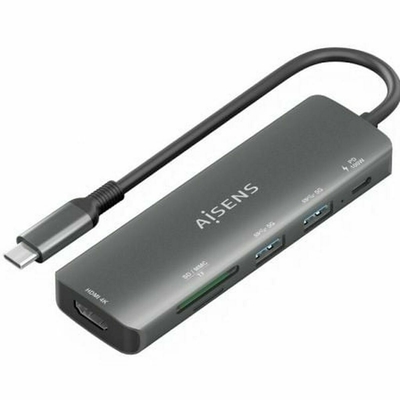 Product USB Hub Aisens ASUC-6P023-GR  base image