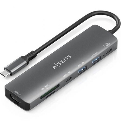 Product USB Hub Aisens ASUC-7P026-GR  base image