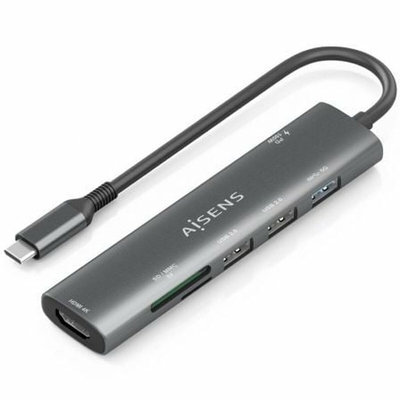 Product USB Hub Aisens ASUC-7P027-GR  base image
