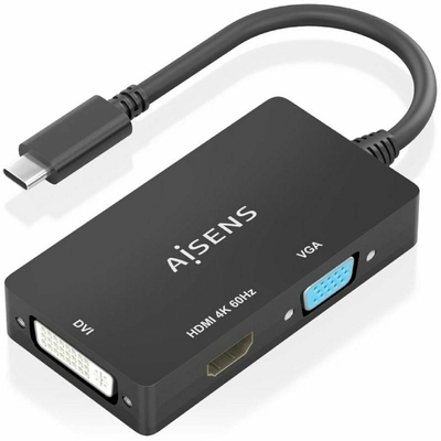 Product Καλώδιο HDMI Aisens A109-0954 15 cm Μαύρο  base image