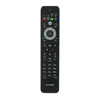 Product Τηλεχειριστήριο BigBuy για Philips Μαύρο base image