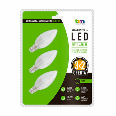 Product Λάμπα LED TM Electron E14 3000 K base image