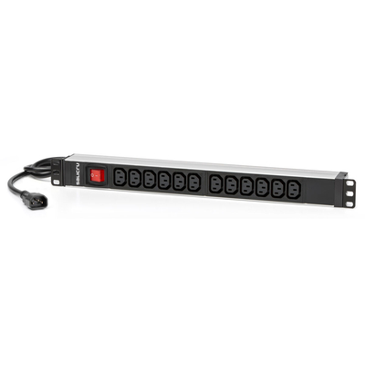 Product Πολύπριζο Rack Salicru SPS 12F PDU C13/C14 Μαύρο base image