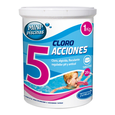 Product Χλώριο Πισίνας Tamar Πολλών χρήσεων 1 kg Ταμπλέτες base image