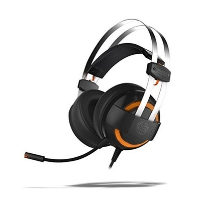 Product Ακουστικά με Μικρόφωνο για Gaming Krom KODE Μαύρο/Πορτοκαλί base image