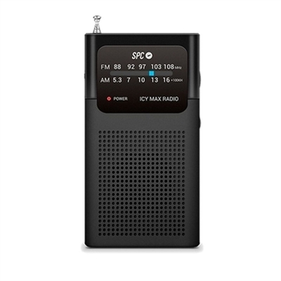 Product Ραδιόφωνο SPC Internet 4588N ICY MAX Μαύρο Ραδιόφωνο AM / FM base image
