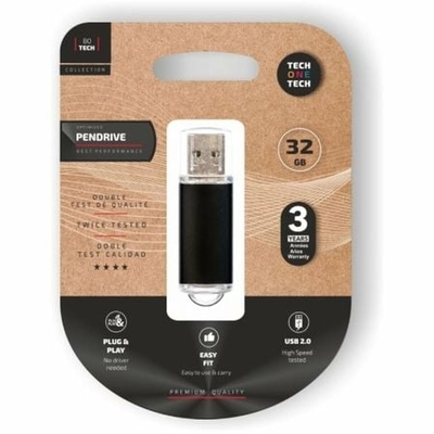 Product USB Flash Tech One Tech TEC3008-32 Μαύρο 32 GB base image