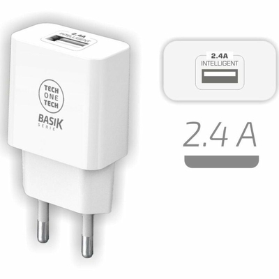 Product Φορτιστής Πρίζας Tech One Tech TEC2904 Λευκό  base image
