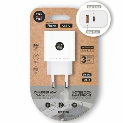 Product Φορτιστής Πρίζας Tech One Tech TEC2270 65 W  base image