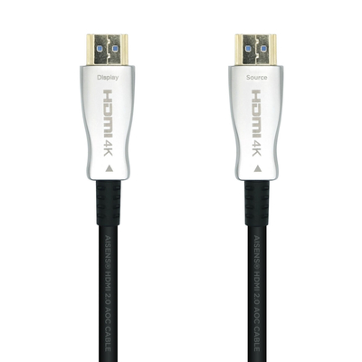 Product Καλώδιο HDMI Aisens V2.0 AOC Premium 4K Υψηλή ταχύτητα Μαύρο 20 m base image