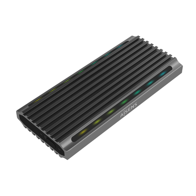 Product Θήκη Σκληρού Δίσκου Aisens ASM2-RGB011GR USB Γκρι Ethernet LAN  base image