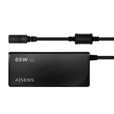 Product Φορτιστής Laptop 65W Aisens ASLC-65WAUTO-BK base image