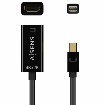 Product Αντάπτορας Mini Display Port σε HDMI Aisens A125-0643 Μαύρο 15 cm base image
