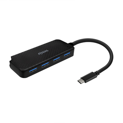 Product USB Hub Aisens A109-0715 Μαύρο base image