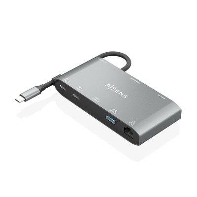 Product USB Hub Aisens ASUC-8P010-GR Γκρι base image