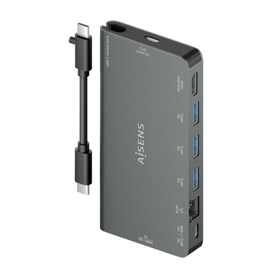 Product USB Hub Aisens ASUC-8P015-GR Γκρι base image