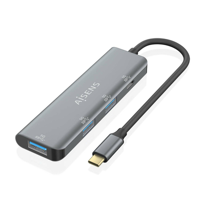 Product USB Hub Aisens A109-0762 Γκρι base image