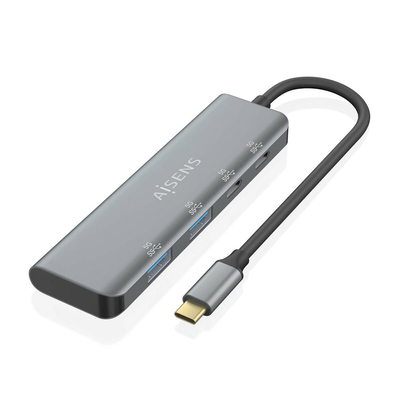 Product USB Hub Aisens A109-0763 Γκρι base image