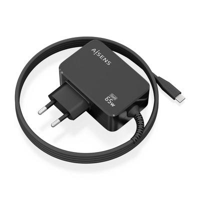 Product Φορτιστής Τοίχου Aisens ASCH-1PD65WL033-BK Μαύρο 65 W base image