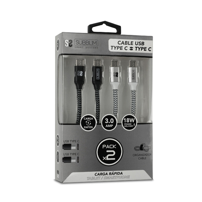 Product Καλώδιο USB-C Subblim SUB-CAB-4CC001 base image