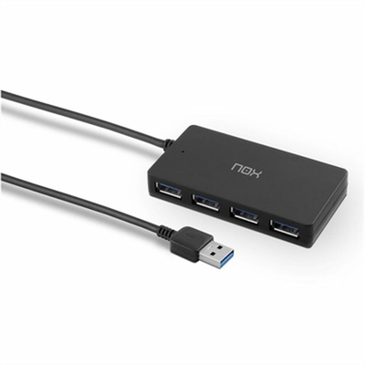 Product USB Hub Nox NXLITEHUBONE Μαύρο base image